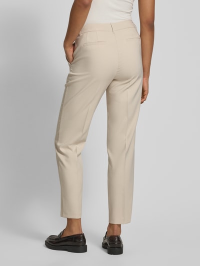 Betty Barclay Straight Fit Stoffhose mit Bügelfalten Beige 5