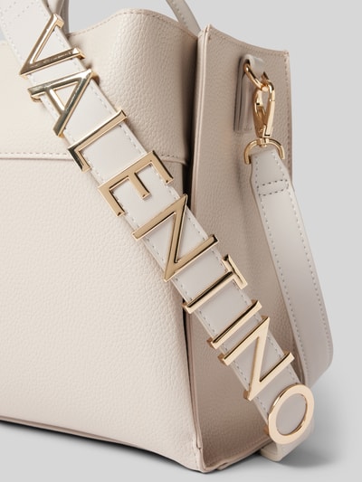 VALENTINO BAGS Handtas met labeldetail in metallic Steengrijs - 2