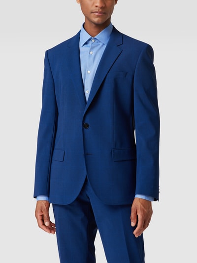 HUGO Slim fit colbert met stretch, model 'Henry' Marineblauw - 4