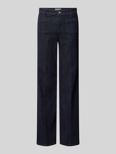 CAMBIO Wide Fit Jeans mit Fronttaschen Modell 'AMARA' Dunkelblau 1