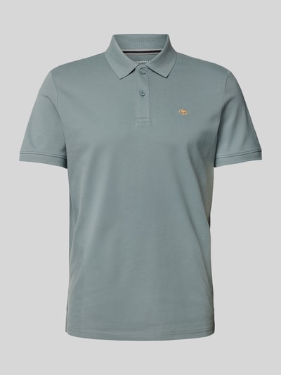 Tom Tailor Regular Fit Poloshirt aus Baumwoll-Piqué mit Logo-Stitching Mint 1