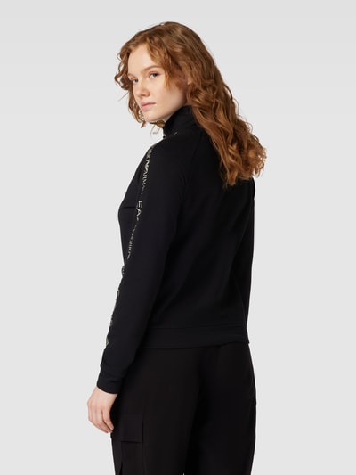 EA7 Emporio Armani Sweatpullover met schipperskraag, model 'TRAIN' Zwart - 5