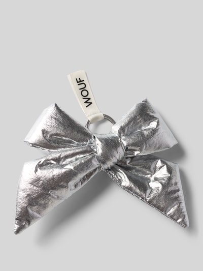 WOUF Charm in Schleifen-Optik Modell 'Silver Bow' Silber 1
