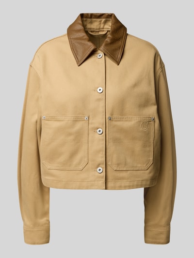 Hugo Blue Relaxed fit broek van puur katoen, model 'KAI' Zand - 2