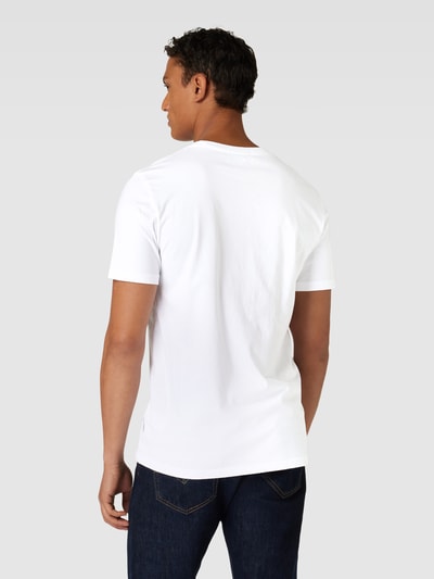 Armedangels T-shirt z nadrukowanym motywem model 'JAAMES' Biały 5