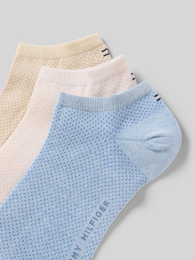 Tommy Hilfiger Sneaker-Socken aus Baumwoll-Mix im 3er-Pack Hellblau 2