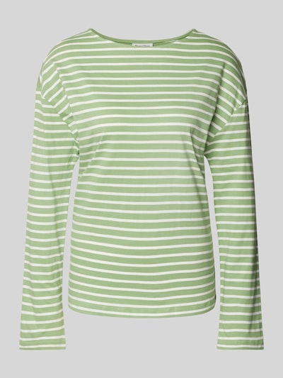 Marc O'Polo Denim Longsleeve met ronde hals Lichtgroen - 1