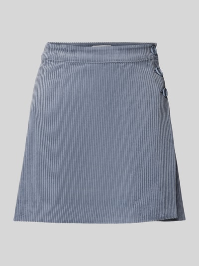 mbyM Minirock in Cord-Optik Modell 'Marlie' Mittelgrau 2