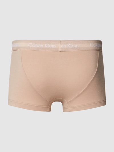 Calvin Klein Underwear Boxershort met elastische band met logo in een set van 3 stuks, model 'LOW RISE' Beige - 3