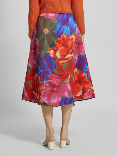 Ted Baker Midirok met naadritssluiting opzij, model 'JORALEE' Felroze - 5