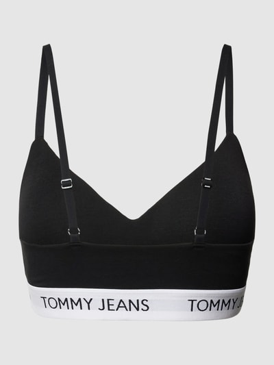 TOMMY HILFIGER Beha met cups en logozoom, model 'HERITAGE' Zwart - 3