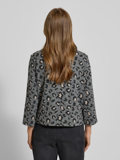 More & More Sweatshirt mit Stehkragen und 3/4-Arm Anthrazit 5