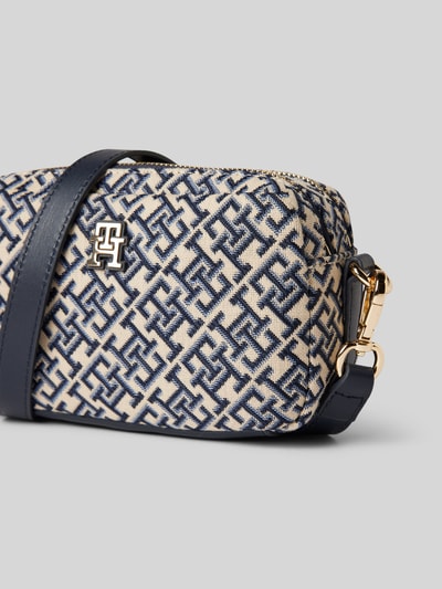 Tommy Hilfiger Torba na ramię z żakardowym monogramem Granatowy 3