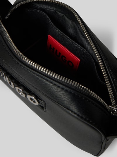 HUGO Torba na ramię z aplikacją z logo model ‘MEL 2.0’ Czarny 5