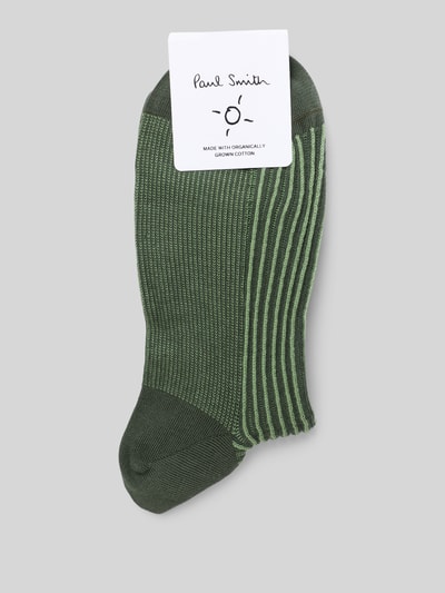 PAUL SMITH Socken mit geripptem Abschluss Dunkelgruen 3