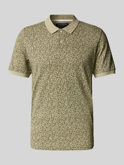 Marc O'Polo Regular Fit Poloshirt aus Baumwoll-Elasthan-Mix Gruen 2