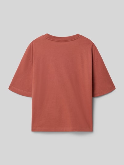 s.Oliver RED LABEL Boxy Fit T-Shirt aus reiner Baumwolle Cognac 3