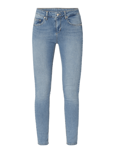 Liu Jo White Jeansy z wysokim stanem o kroju skinny fit Jeansowy niebieski 2