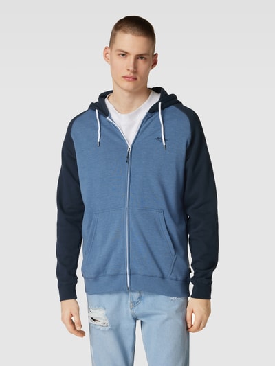 Rip Curl Sweatjack in colour-blocking-design, model 'EMROID' Blauw - 4