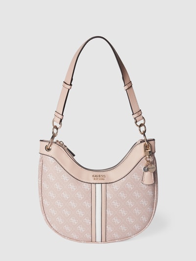 Guess Hobo Bag mit Allover-Logo Sand 2