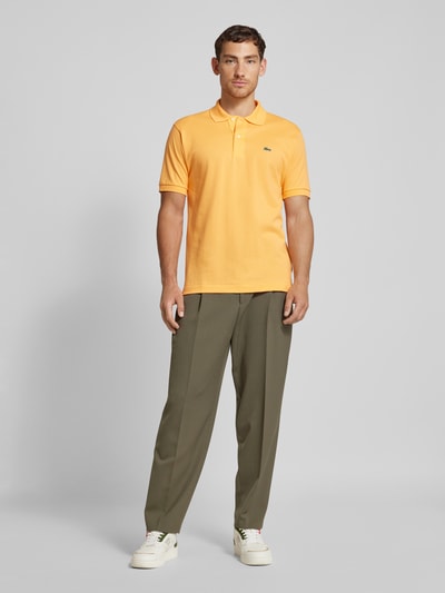 Lacoste Classic Fit Poloshirt mit Label-Detail Modell 'L.12.12 CORE' Apricot 1