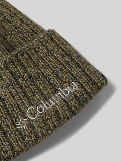 COLUMBIA Beanie mit Label-Stitching Modell 'WATCH' Gruen 2