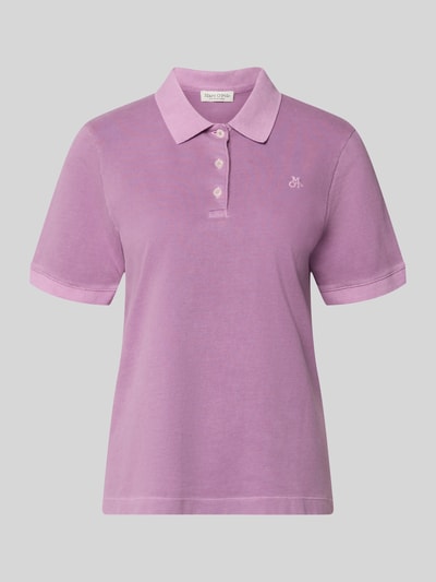 Marc O'Polo regular fit poloshirt van katoenmix Violet - 2