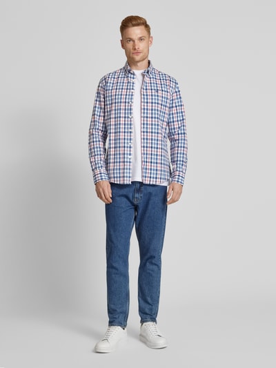 Fynch-Hatton Koszula casualowa z kołnierzykiem typu button down Brudnoróżowy 1