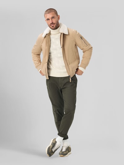 Brax Pullover aus Woll-Cashmere-Mix mit Rollkragen Offwhite 1
