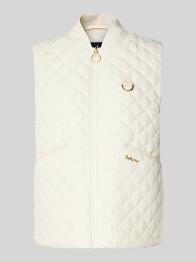 Barbour Regular Fit Steppweste mit Label-Applikation Modell ´ROSALIE` Weiss 2