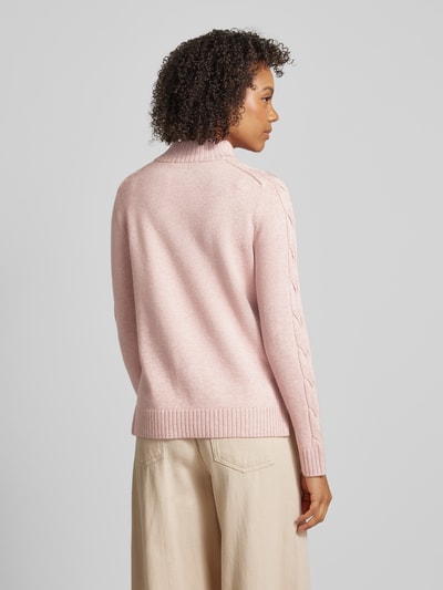 Betty Barclay Gebreide pullover met kabelpatroon Rosé - 5