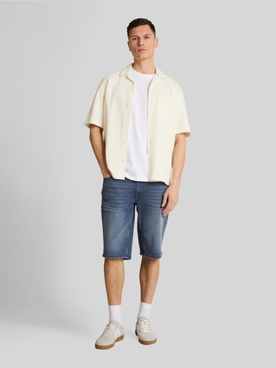 Tom Tailor Denim Regular Fit Jeansshorts aus Baumwoll-Mix Jeansblau 1