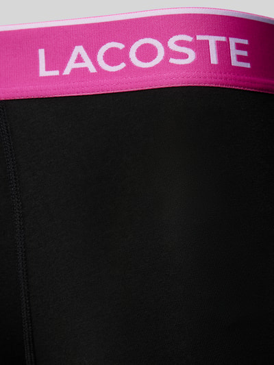 Lacoste Trunks mit elastischem Label-Bund im 3er-Pack Pink 2