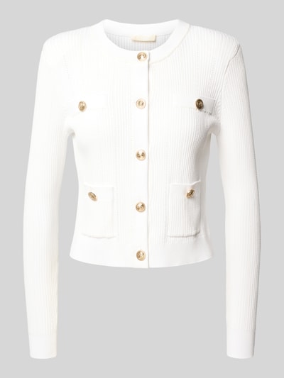Guess Cardigan van viscosemix, model 'EMMIE' Wit - 2