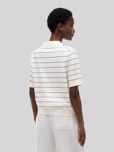 Tommy Hilfiger Regular Fit Pullover aus reiner Baumwolle mit Polokragen Weiss 5