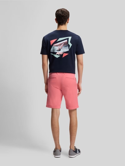 BOSS Orange Slim Fit Chinoshorts aus Baumwoll-mix Pink 5