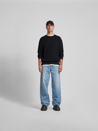 Closed Pullover in Strick-Optik Black 1