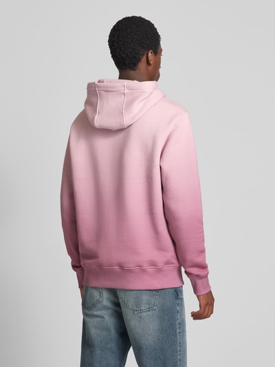 BOSS Orange Hoodie met extra brede schouders, model 'Gradient' Violet - 5