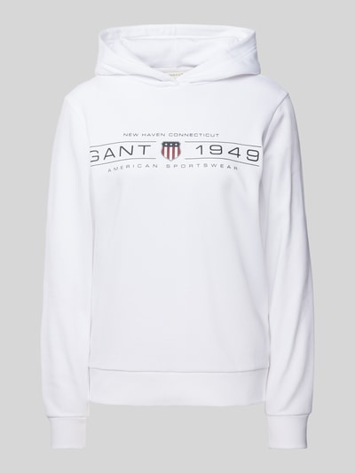 Gant Hoodie mit Kapuze Weiss 2