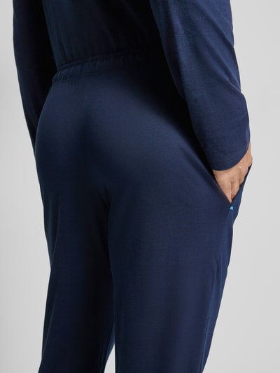 Schiesser Sweatbroek met steekzakken Marineblauw - 3