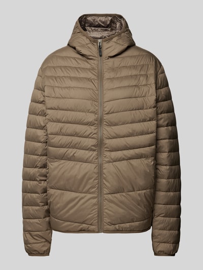 Jack & Jones Gewatteerd jack met capuchon, model 'ESTATE' Taupe - 2