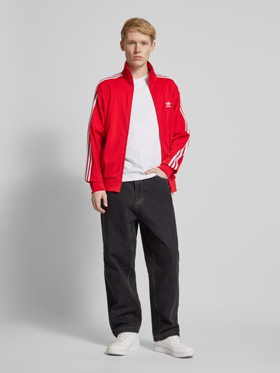 adidas Originals Sweatjacke mit Stehkragen Rot 1