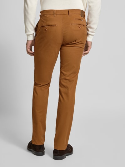Brax Regular Fit Chino mit Gesäßtaschen Modell 'Fabio' Hellbraun 5