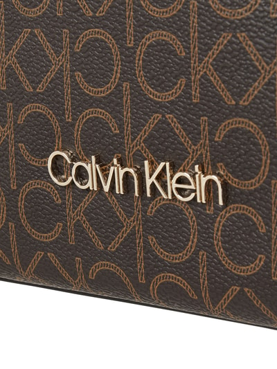 CK Calvin Klein Shopper mit Logo-Muster Mittelbraun 2