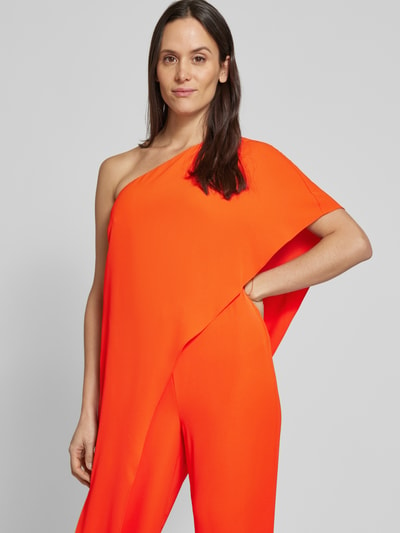 Lauren Ralph Lauren Regular fit jumpsuit met one shoulder-band Oranje - 3