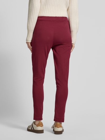 ZABAIONE Sweatpants met deelnaden Rood - 5