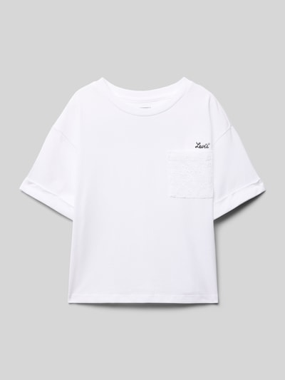 Levi’s® Kids T-Shirt mit Label-Stitching Weiss 1