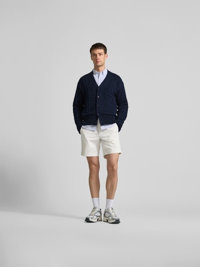 Kenzo Cardigan mit Logo-Stitching Dunkelblau 1