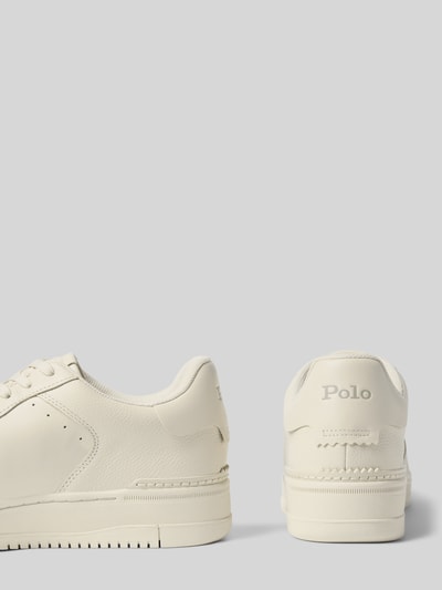 Polo Ralph Lauren Sneaker aus echtem Leder mit Logo-Stitching Modell 'Masters' Offwhite 2