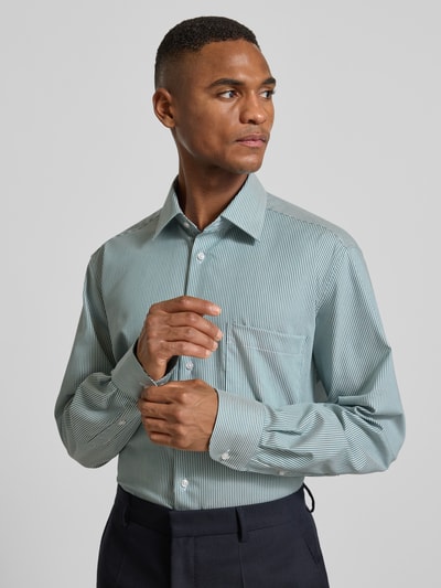 ETERNA Comfort Fit Business-Hemd aus Baumwolle mit Kentkragen Gruen 3